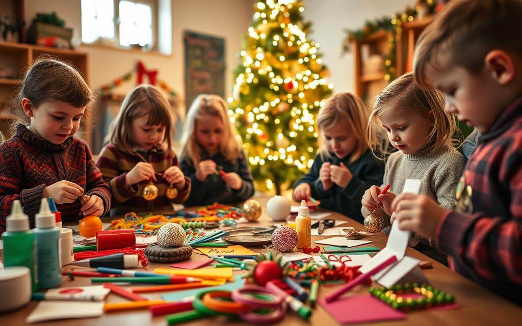 basteln weihnachten kinder 3 jahre